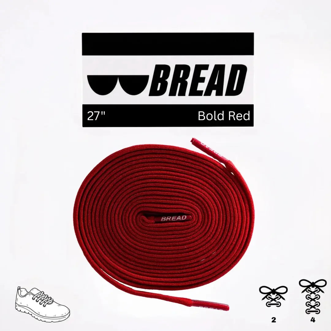 Red elastic shoelace by Plush Fashion Hub, showing the flexible, durable design suitable for easy, secure lacing.