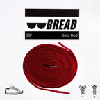 Red elastic shoelace by Plush Fashion Hub, showing close-up of stretchy, vibrant red laces suitable for sneakers or casual shoes.