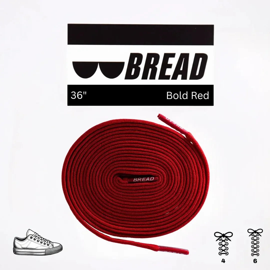 Red elastic shoelace by Plush Fashion Hub, showing close-up of stretchy, vibrant red laces suitable for sneakers or casual shoes.
