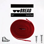 Red elastic shoelace from Plush Fashion Hub, featuring a bold color and flexible design for easy lacing and secure fit.