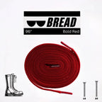 Red elastic shoelace by Plush Fashion Hub, showing a close-up of the vibrant, stretchy lace material for athletic or casual shoes.