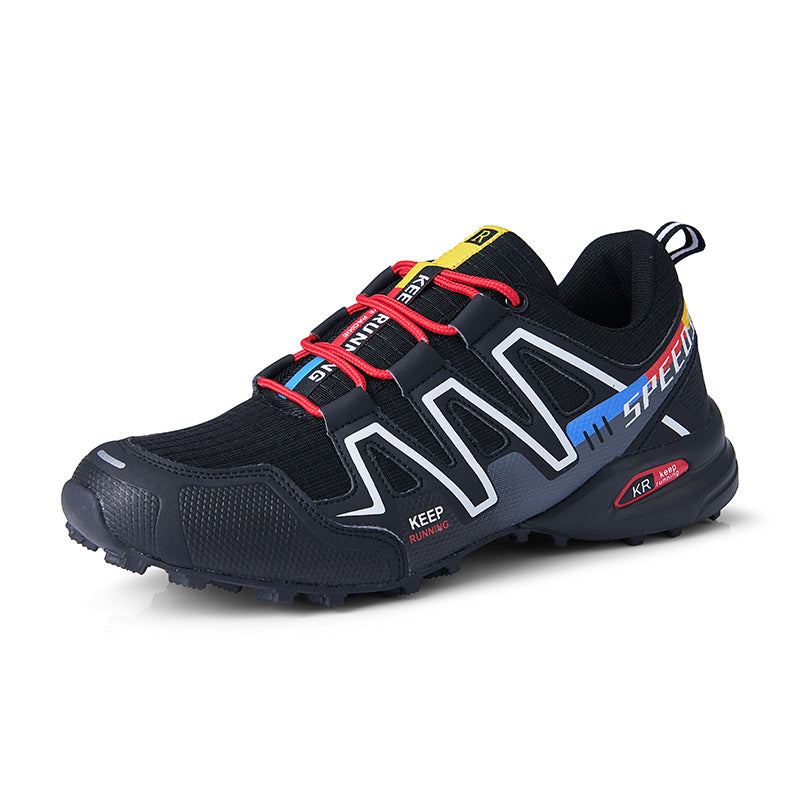 Outdoor Men's Hiking Shoes, Trail Running Shoes, Breathable Walking Shoes, Large Size Women's Shoes