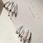 Trendy Attic Store01 women's earrings and ear studs, featuring modern fresh style, displayed against a neutral background.