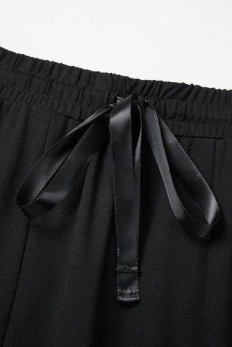 Wide Leg Black Lace Pants Pretty Little Patriot