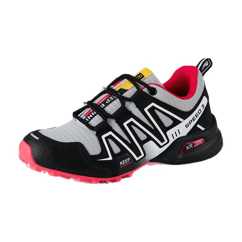 Outdoor Men's Hiking Shoes, Trail Running Shoes, Breathable Walking Shoes, Large Size Women's Shoes