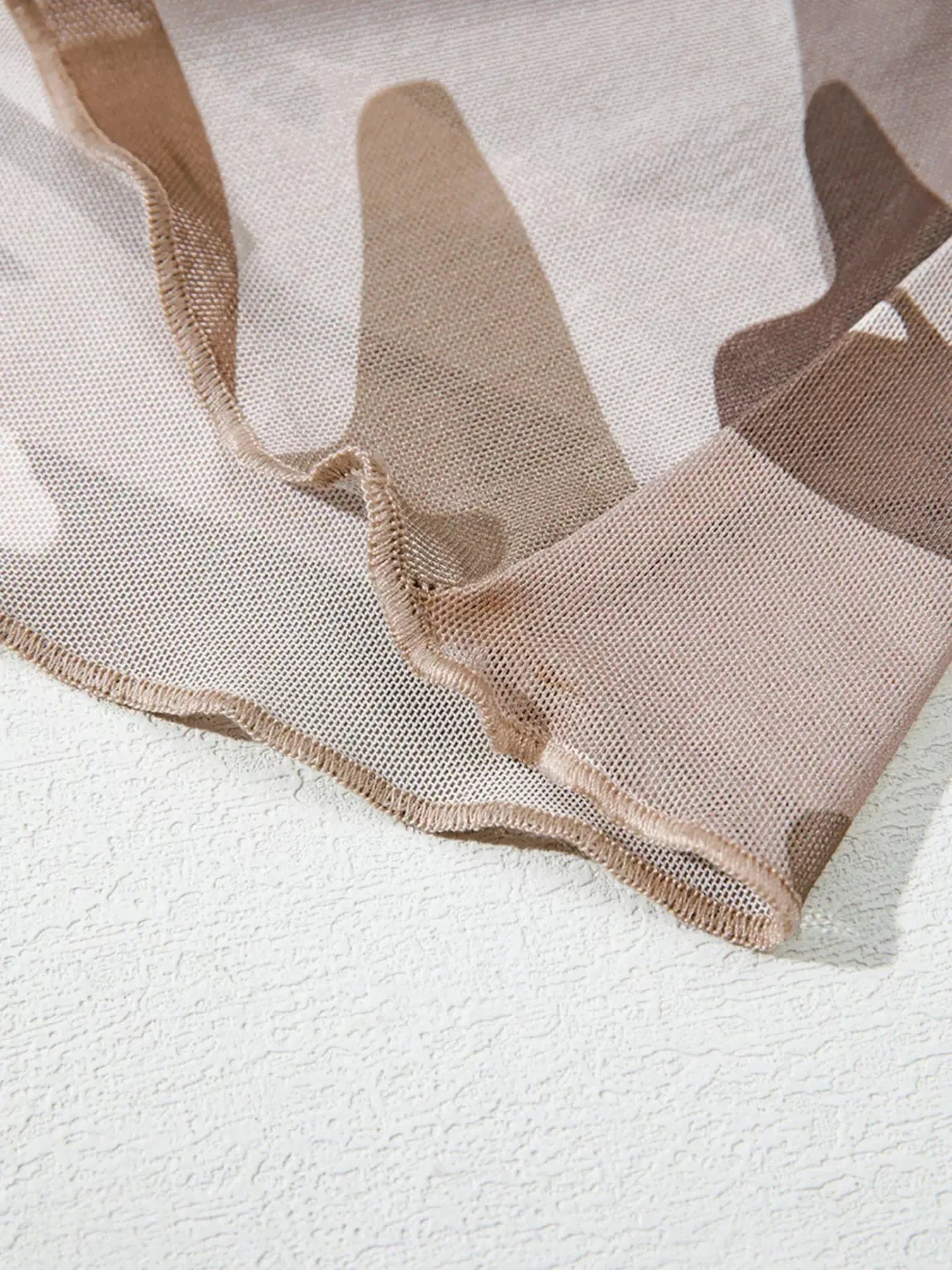 Camouflage Print Mesh Long Sleeve Top - Plush Fashion Hub