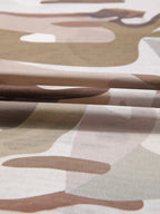 Camouflage Print Mesh Long Sleeve Top - Plush Fashion Hub