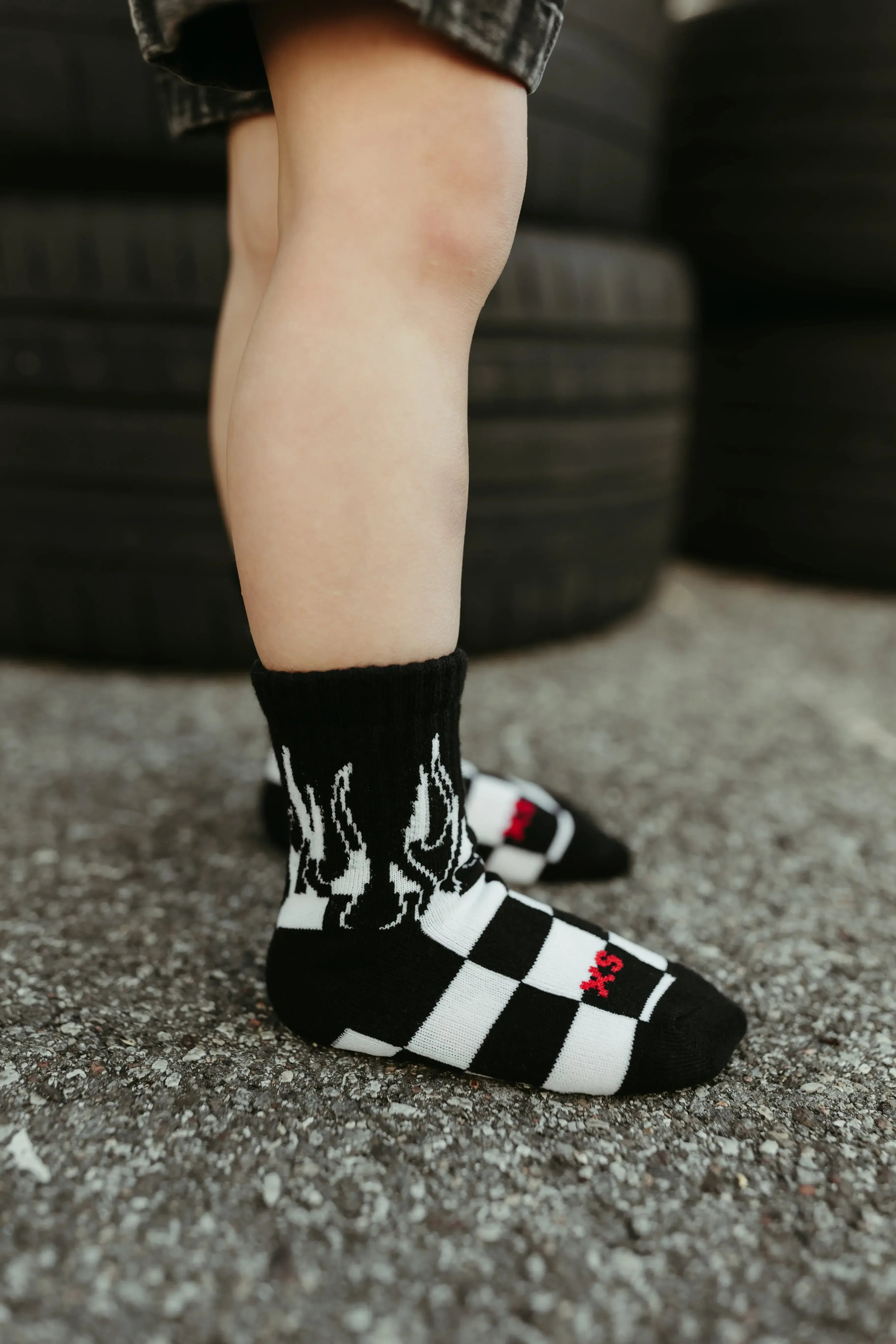 Checker Flame - Plush Fashion Hub