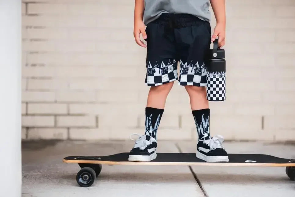 Checker Flame - Plush Fashion Hub