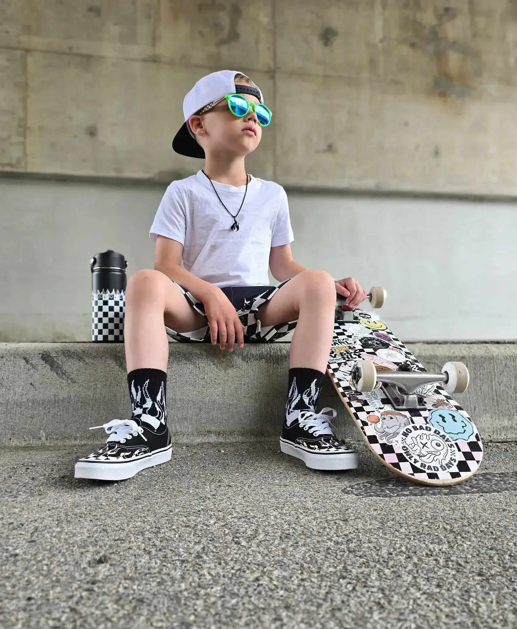 Checker Flame - Plush Fashion Hub