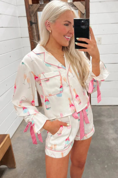 Cheers to Bedtime Pajamas Pretty Little Patriot