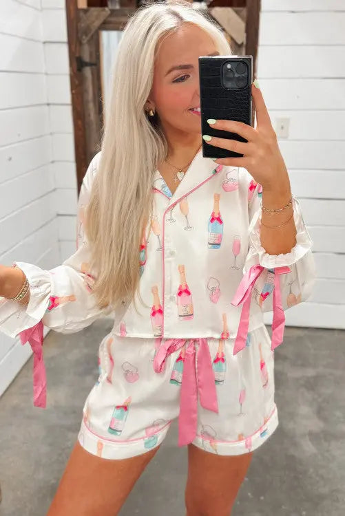 Cheers to Bedtime Pajamas Pretty Little Patriot