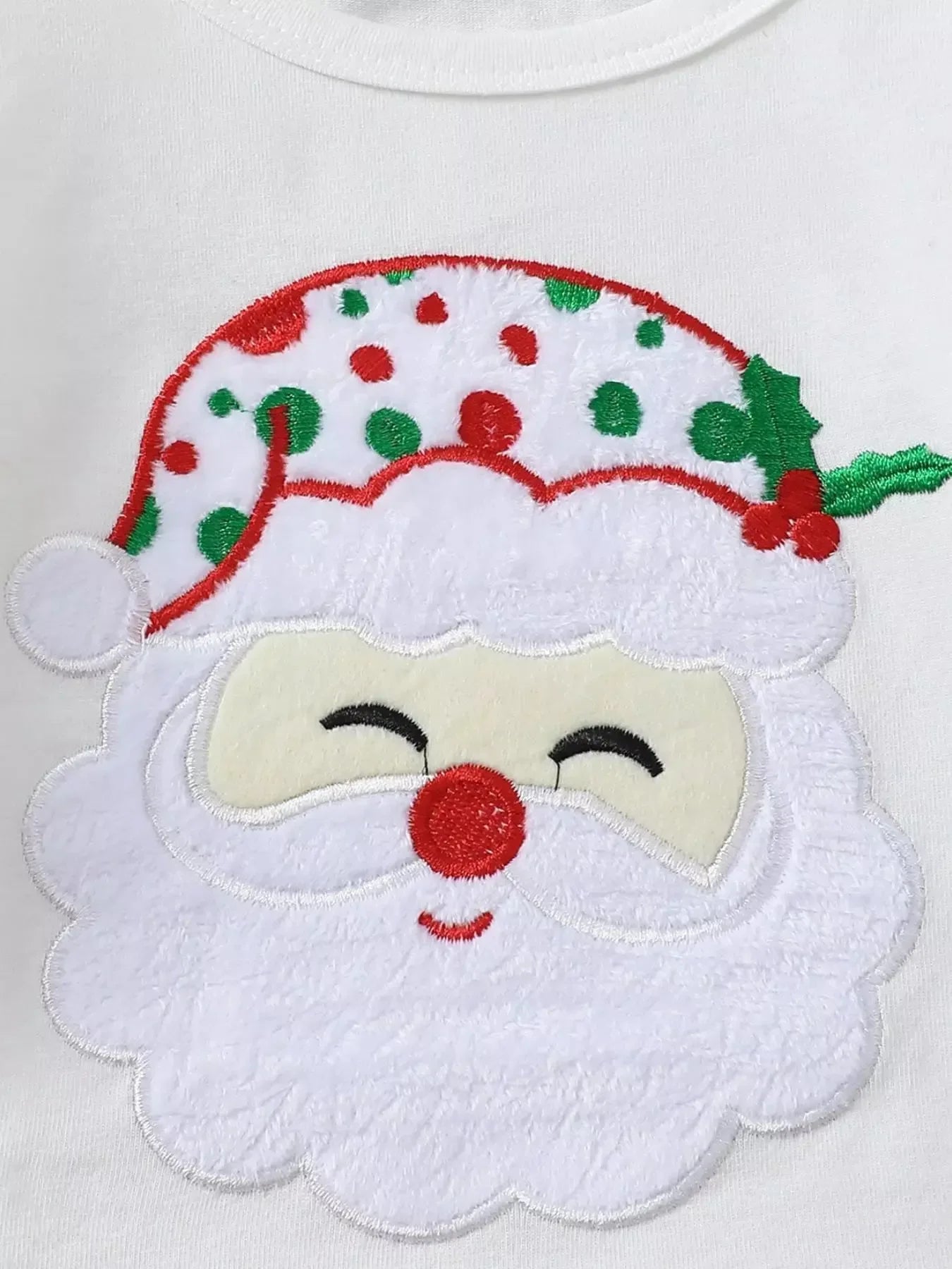 Children's Christmas Ruffle Trim Top and Pants Set - Plush Fashion Hub