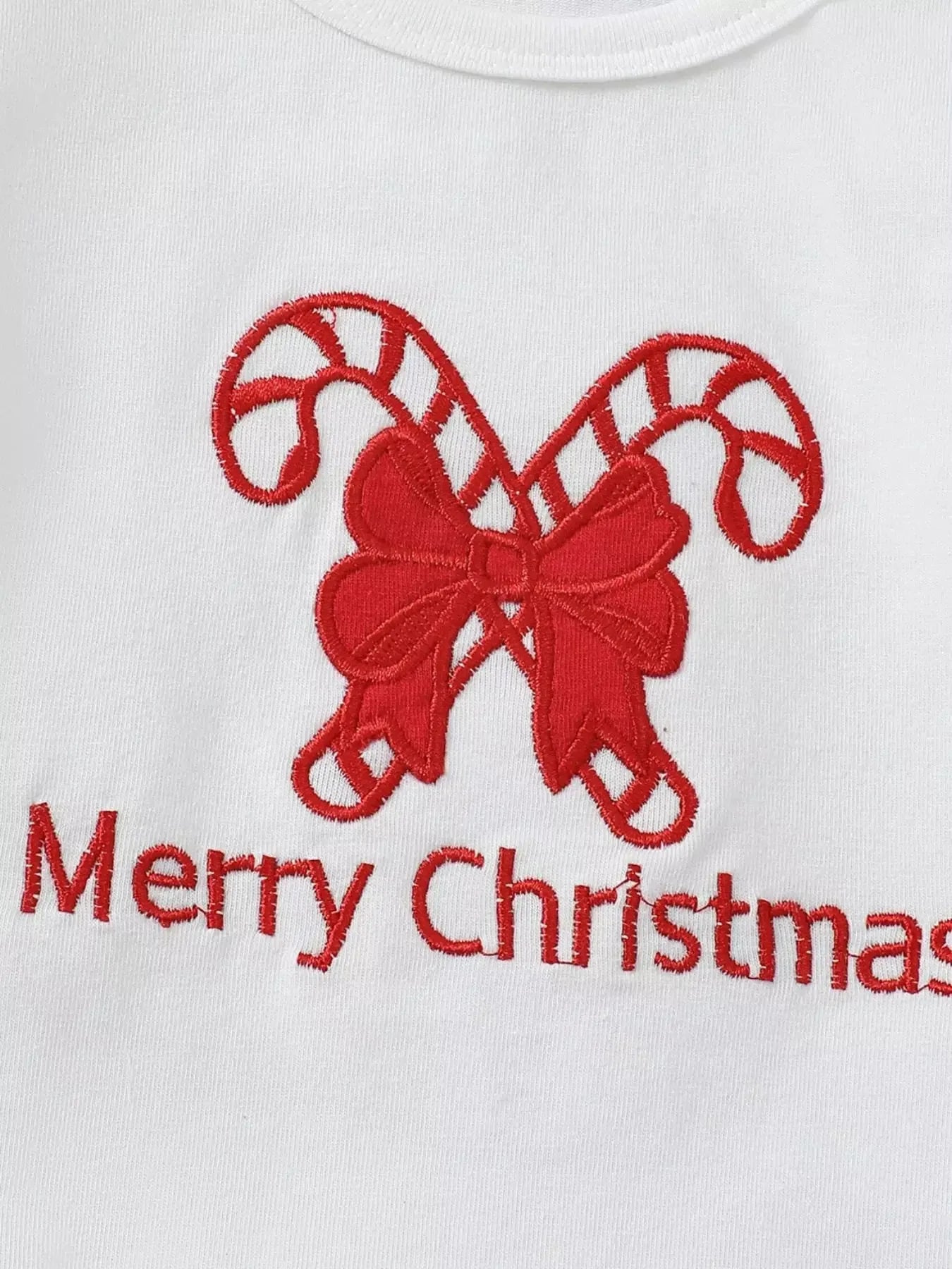 Children's Christmas Ruffle Trim Top and Pants Set - Plush Fashion Hub