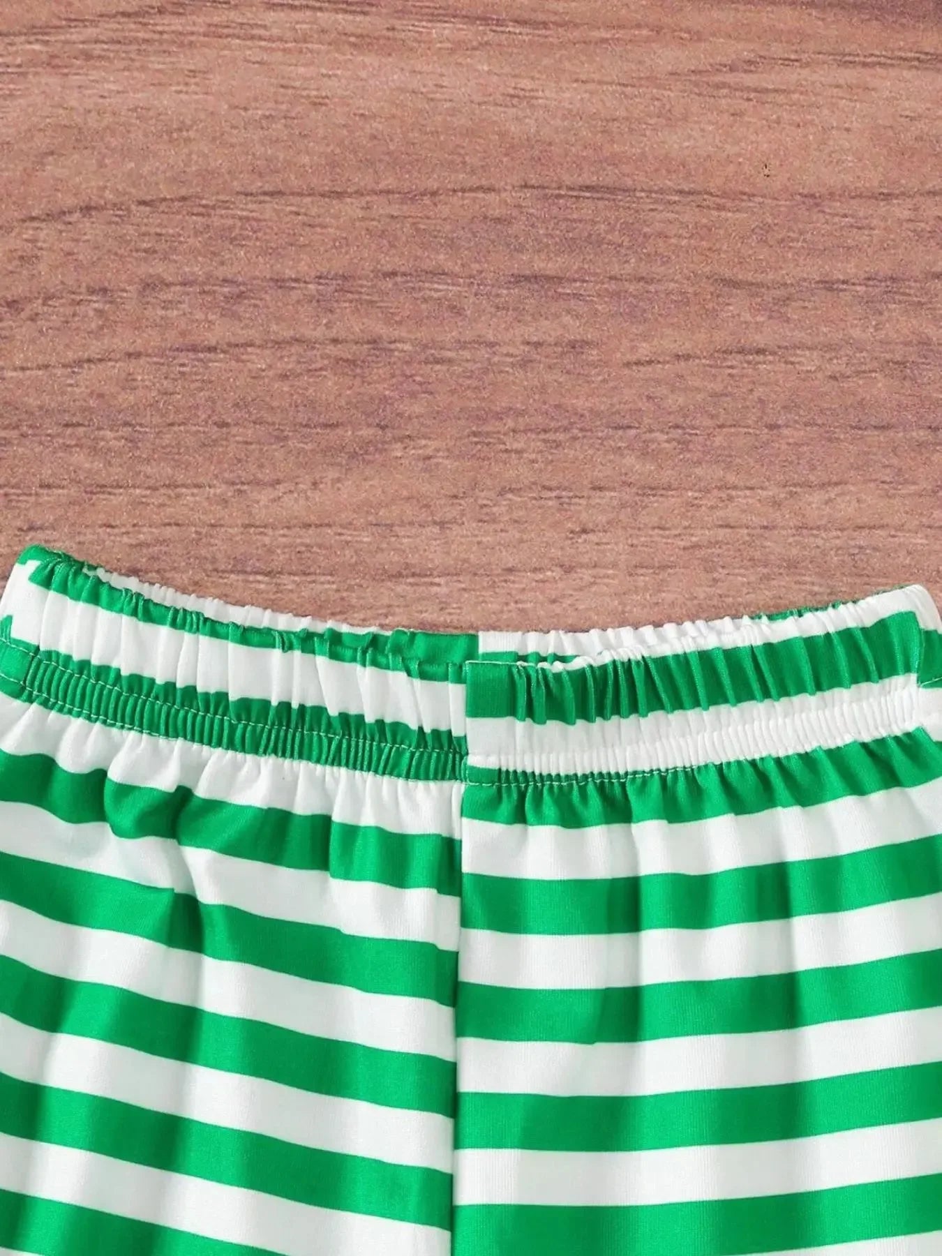 Children's Christmas Ruffle Trim Top and Pants Set - Plush Fashion Hub