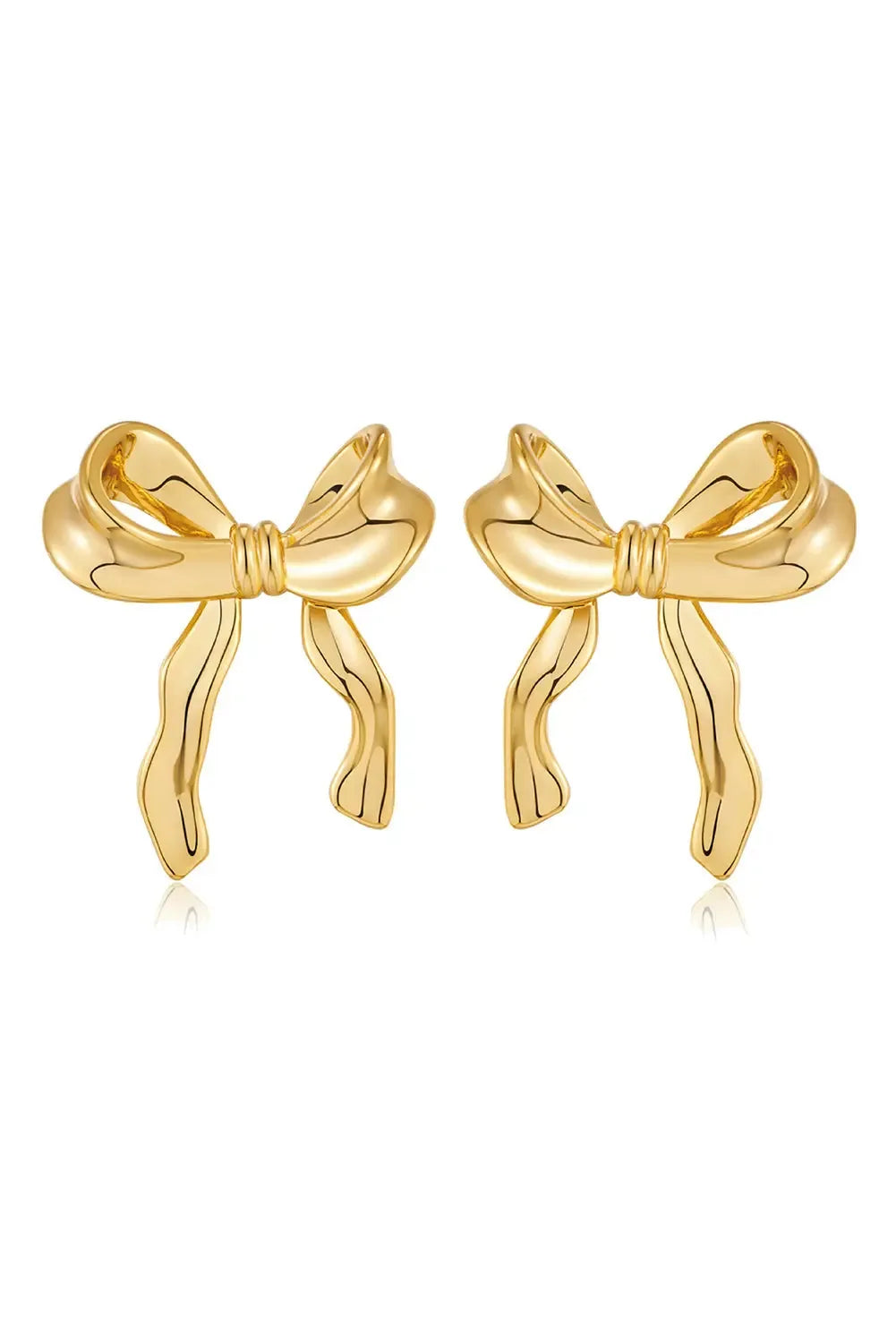 Chloe Design Plated Studded Earrings - Plush Fashion Hub