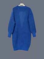 Chunky Knit Open Front Cardigan - Plush Fashion Hub