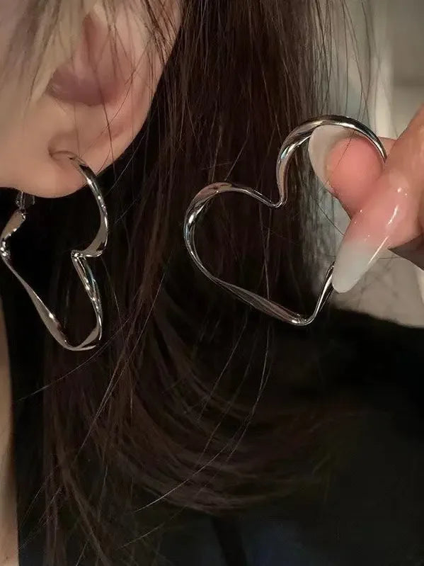 Cold Style Love Earrings - Plush Fashion Hub