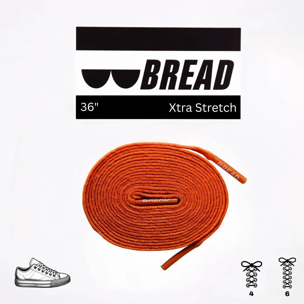 Coral orange elastic shoelace from Plush Fashion Hub with durable, stretchable design for comfortable, secure fit.