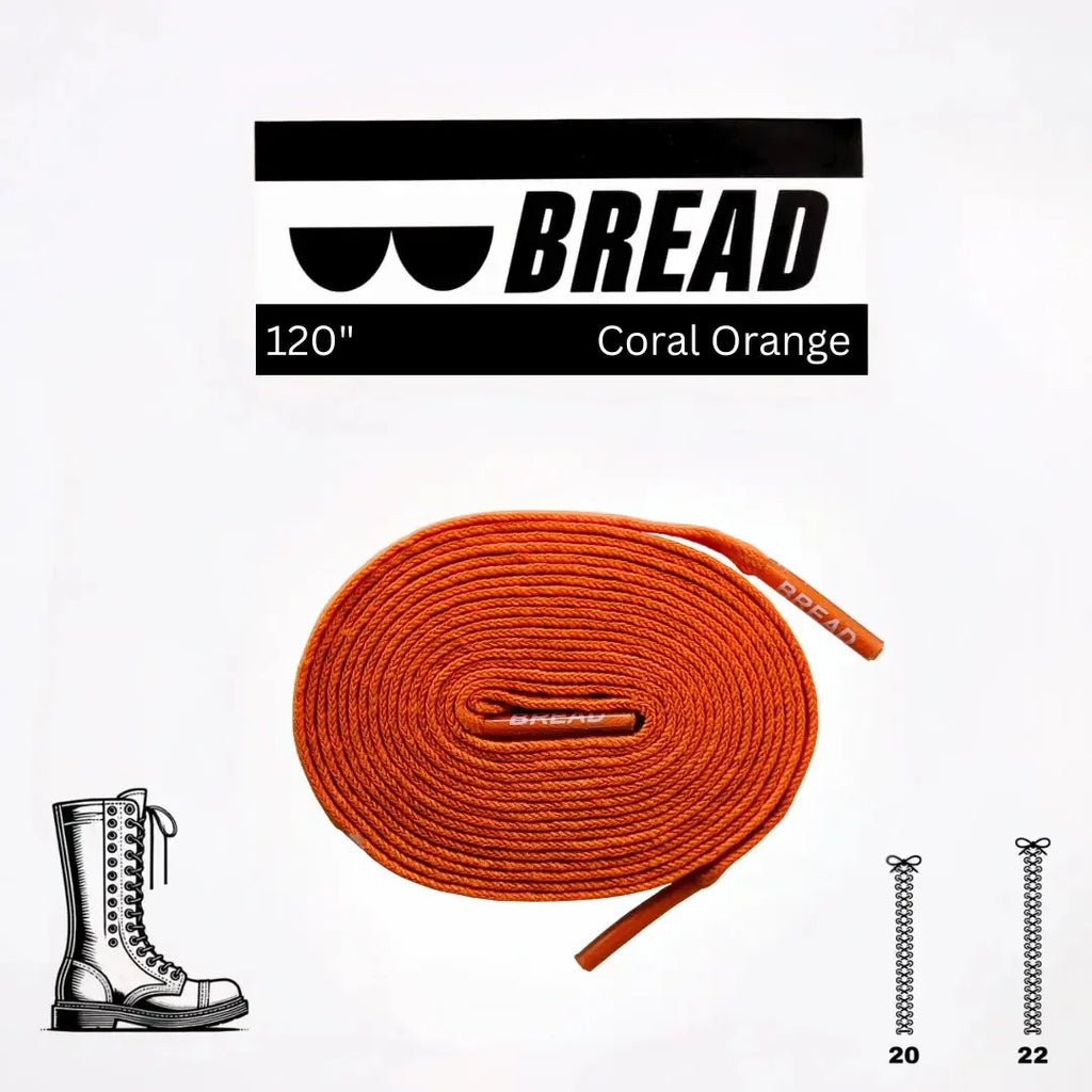 Coral orange elastic shoelace from Plush Fashion Hub, showing a close-up of the vibrant, stretchy shoelace material.