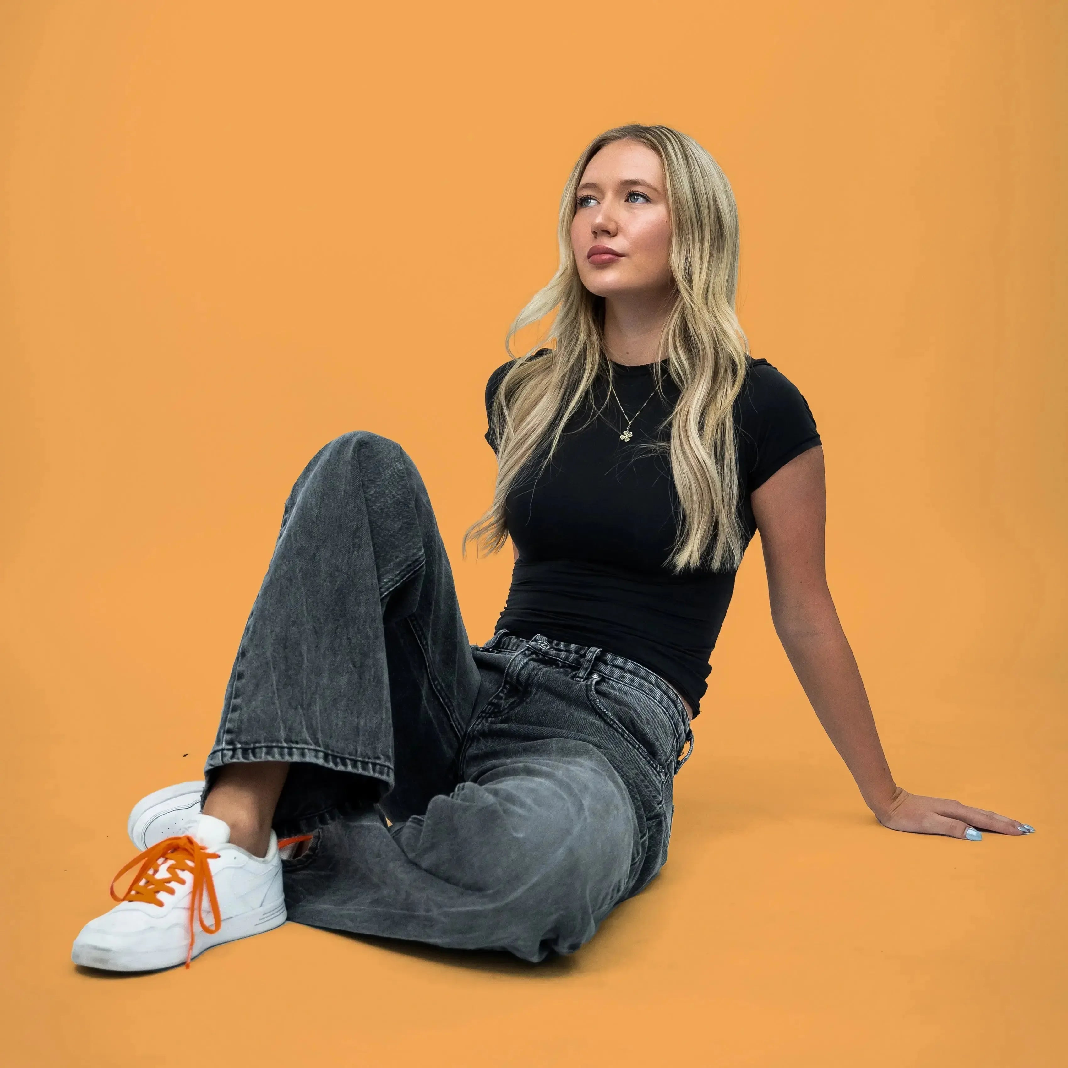 Coral orange elastic shoelace by Plush Fashion Hub with a stretchy, vibrant design suitable for sneakers or casual shoes.