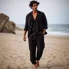 Effortless Two-Piece Lounge Set in Sage