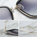 Black mirror cat eye sunglasses for women by Plush Fashion Hub, stylish eye wear with bold, retro-inspired design.