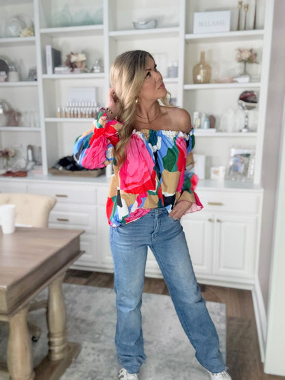 Fiesta Bright Blouse Pretty Little Patriot