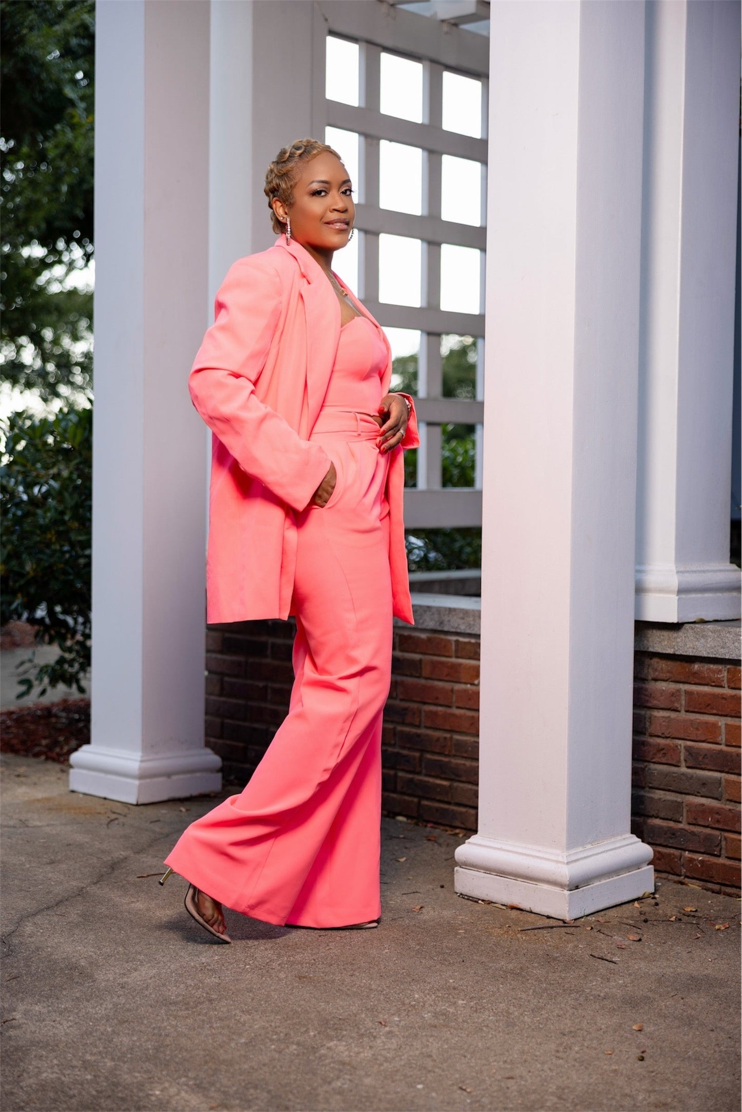 Powerful in Pink 3 Piece Suit The Bella Noire Store