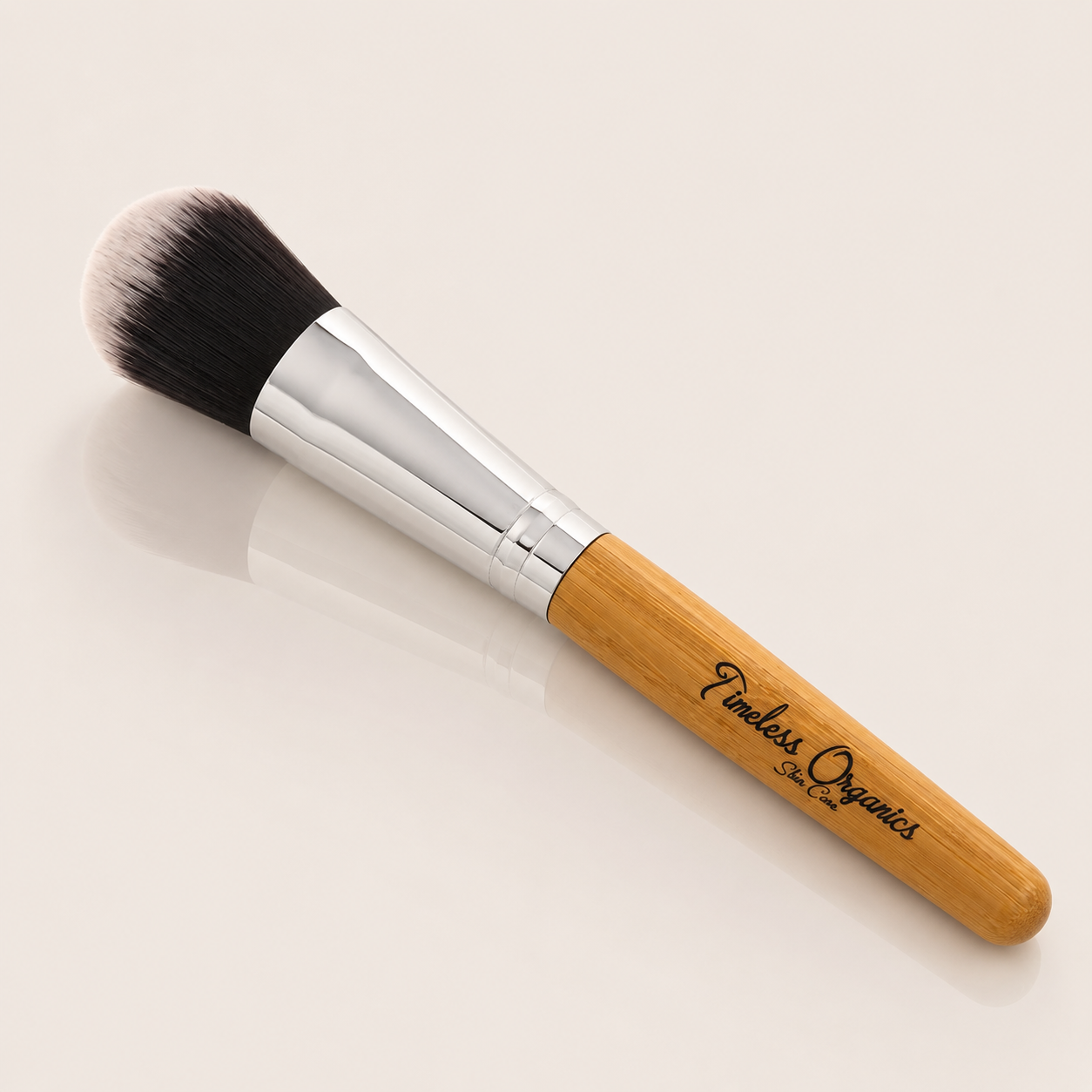 Natural bamboo hair brush from Plush Fashion Hub with smooth bristles and ergonomic handle for gentle detangling and styling.