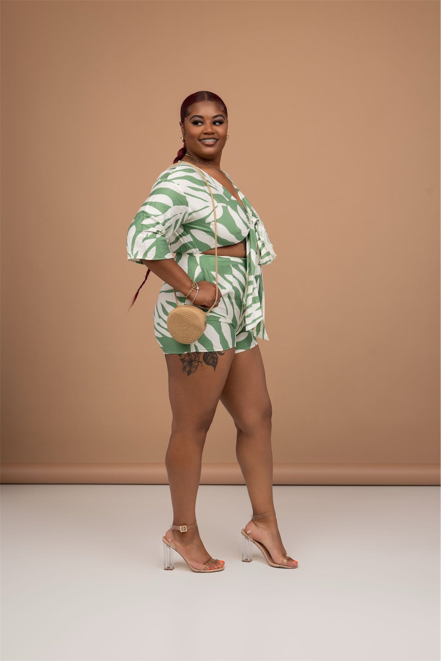 Tropical Tides Romper The Bella Noire Store
