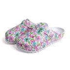 Cartoon nurse-themed women's sandals in bright colors with playful medical character design, trendy and comfortable for everyday wear.