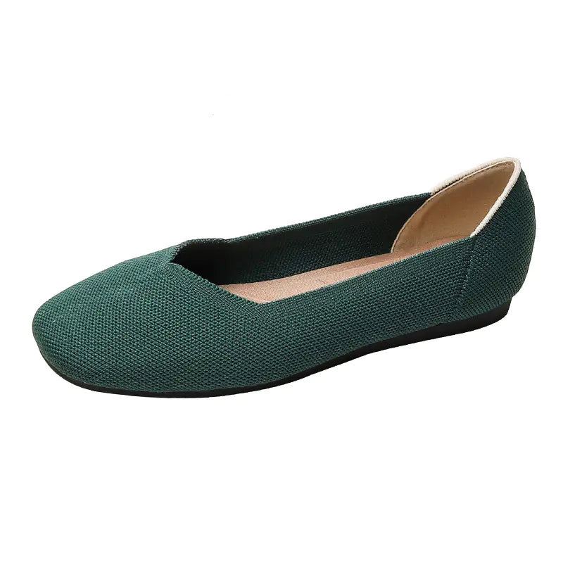 Beijing style woven flat shoes for women with traditional design and intricate weaving, stylish and comfortable footwear by Trendy Attic Store01
