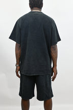 Stone washed ARMOR JEANS sets featuring casual clothing with a relaxed, faded denim look and comfortable fit.