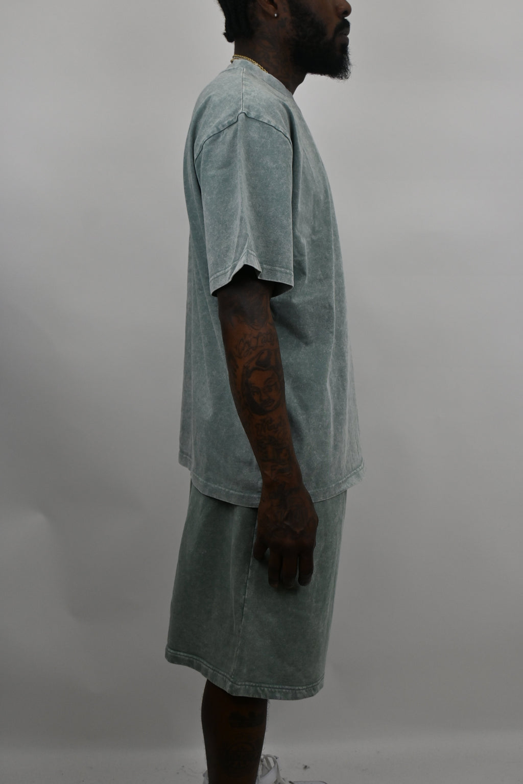 Stone washed sets from ARMOR JEANS featuring casual, comfortable clothing with a relaxed, stylish appearance.