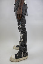 ARMOR JEANS RM204SK graphic printed stacked jeans featuring bold graphic designs and a stylish denim fit.