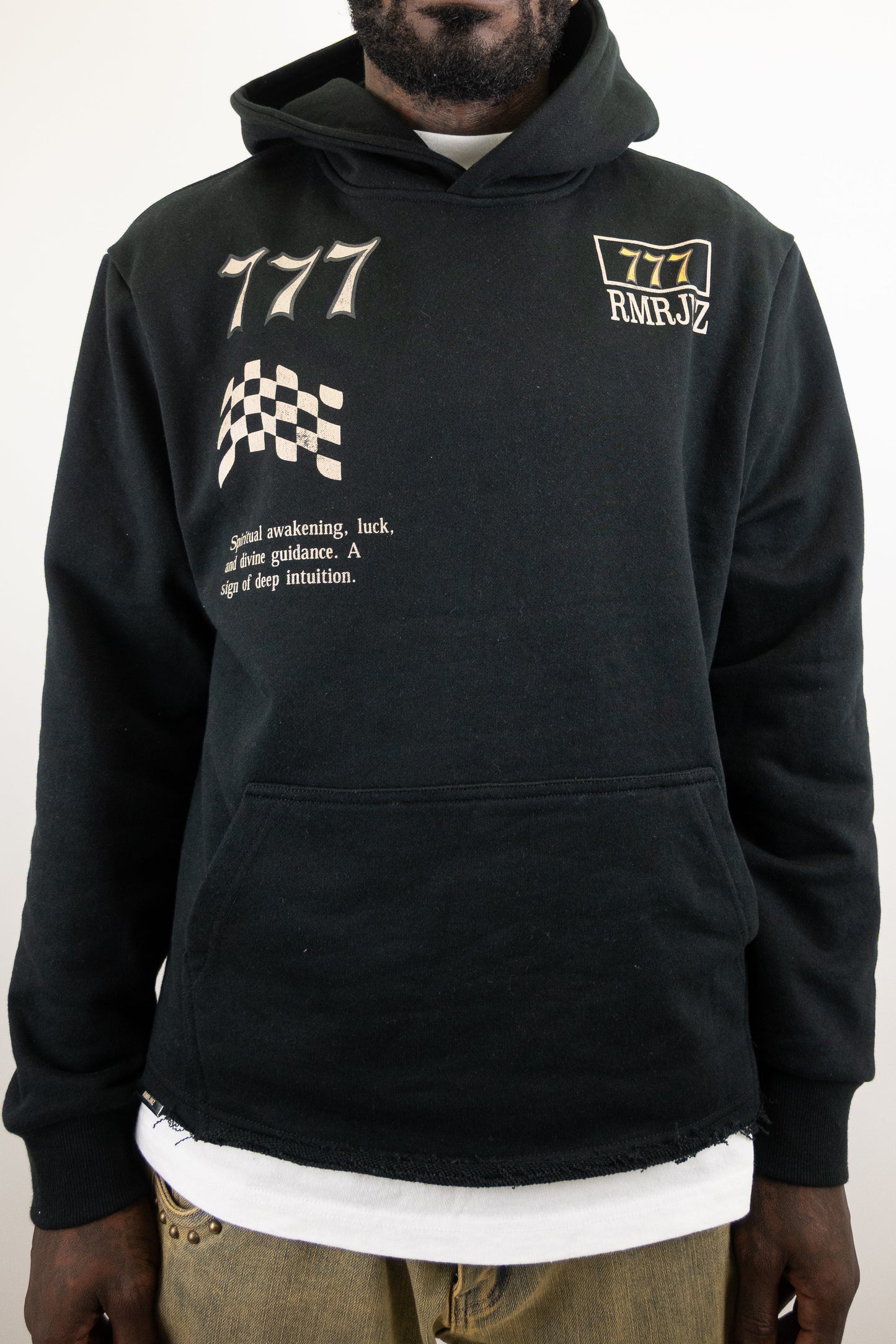 Plush Fashion Hub Moto cropped hoodie in black, featuring a fitted outerwear design with a stylish, modern look.