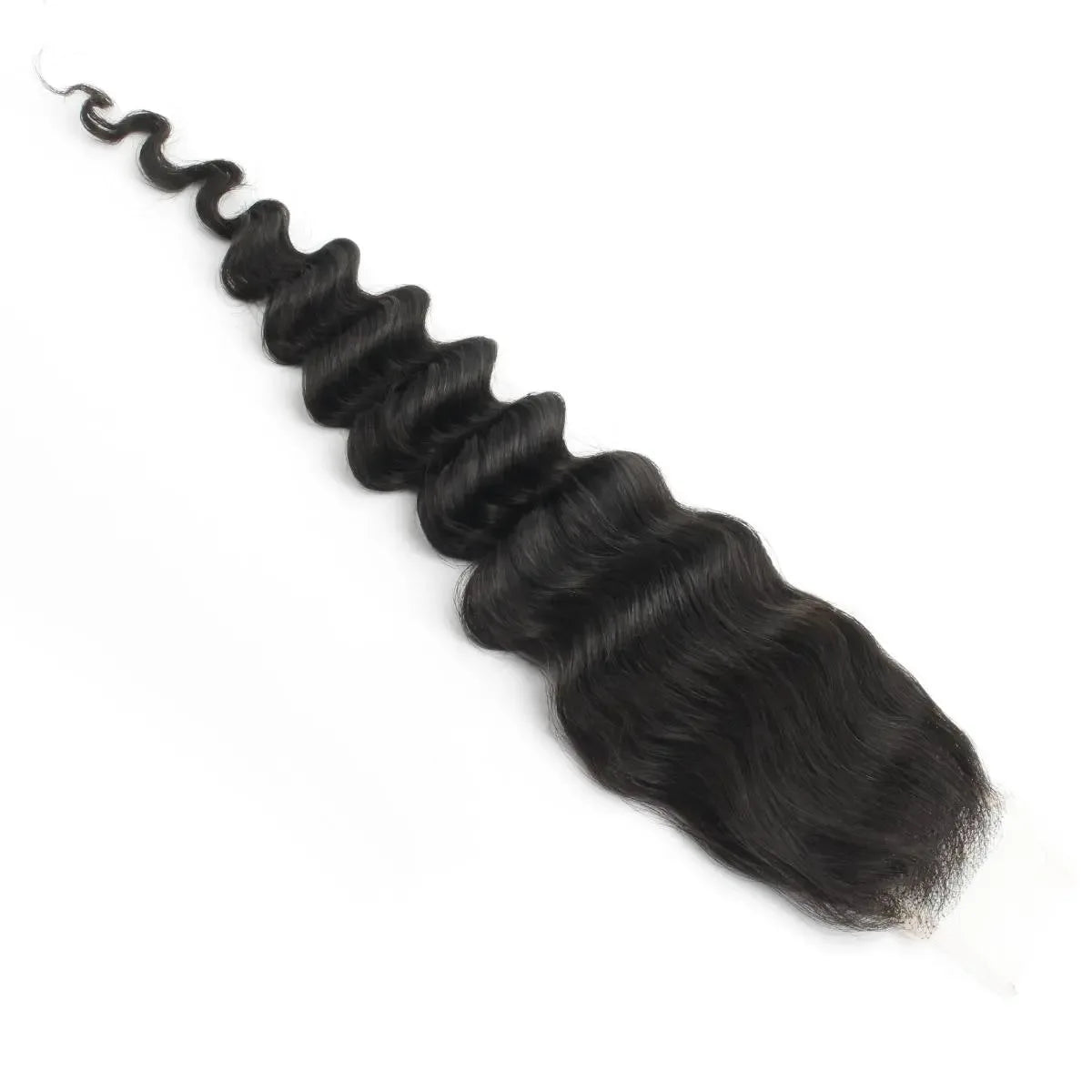 Deep Wave 2x6 HD Lace Human Hair Closure - Plush Fashion Hub