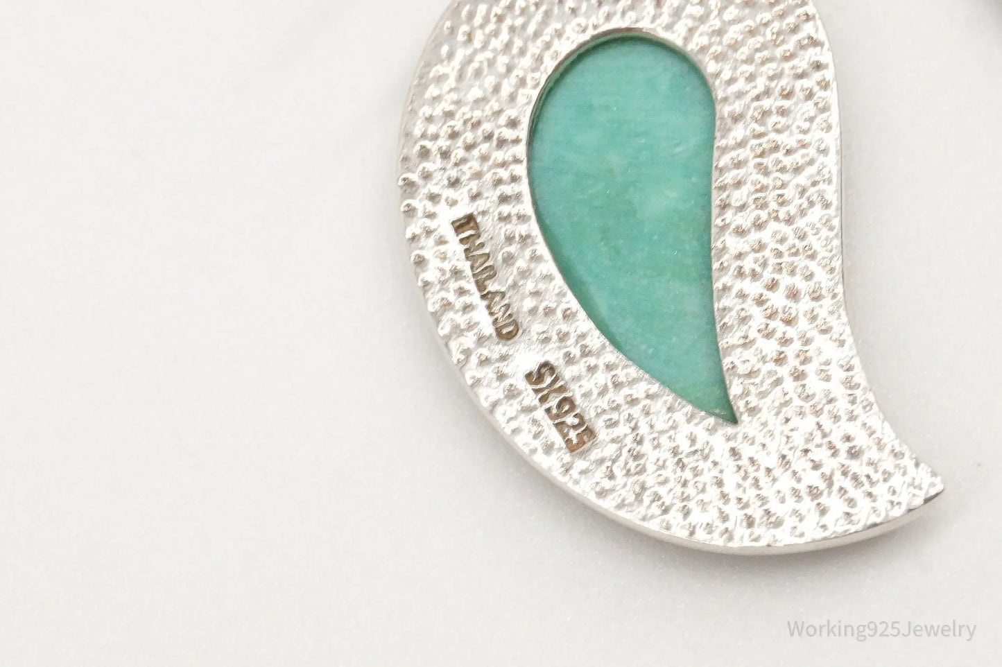 Designer SX Turquoise Sterling Silver Earrings - Plush Fashion Hub