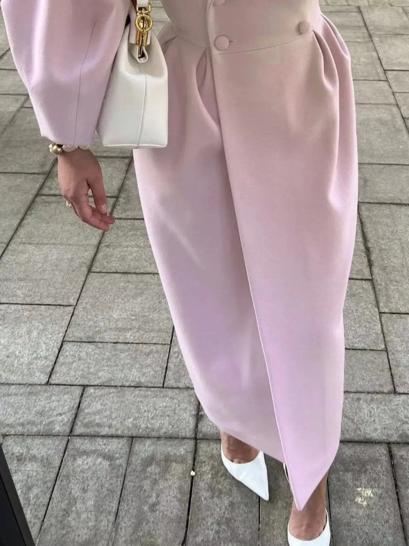 Double-Breasted Longline Coat - Plush Fashion Hub