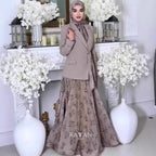 Elegant Long Sleeve Long Dress for WomenFashion Set Dress Casual and Sophisticated Design