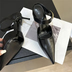 Patent Leather Pointed-Toe Stiletto Pumps