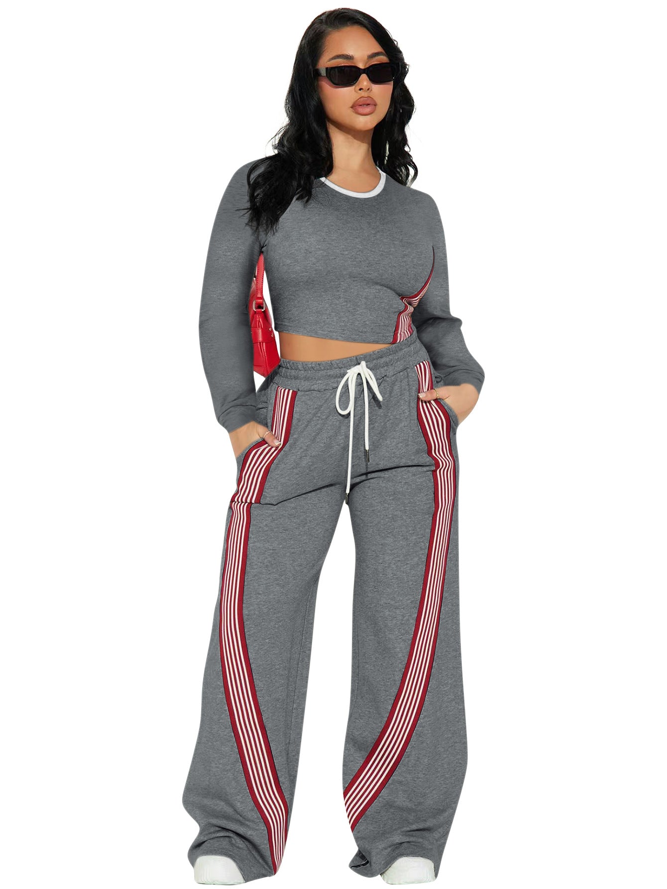 Relaxed Chic Striped Lounge Set