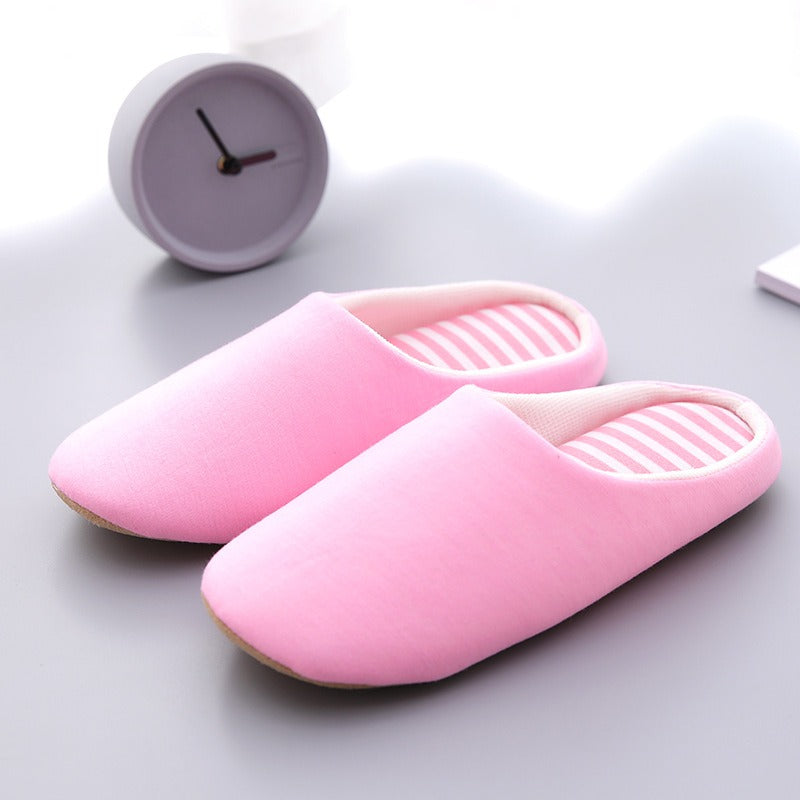 Soft cotton indoor slippers by eprolo featuring a minimalist design, comfortable and cozy for indoor wear.