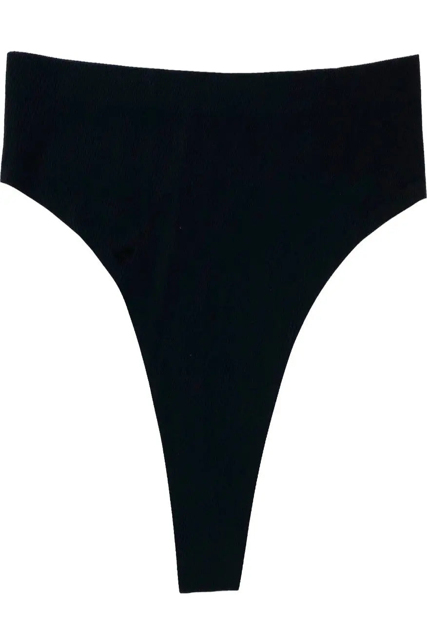 Ebony & Ivory Seamless thong panty pair Pretty Little Patriot