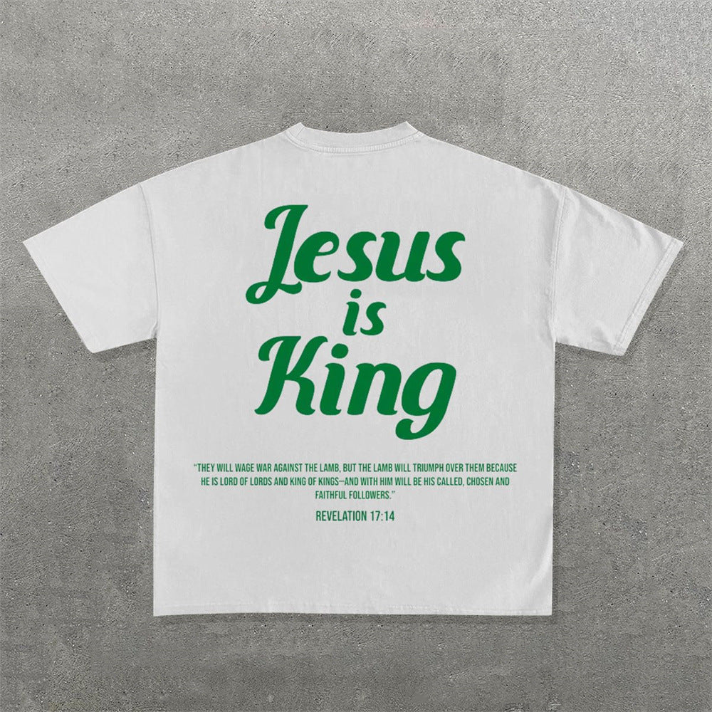 Oversized eprolo fashion letter pattern T-shirt with bold letter designs on soft cotton fabric, casual streetwear style.