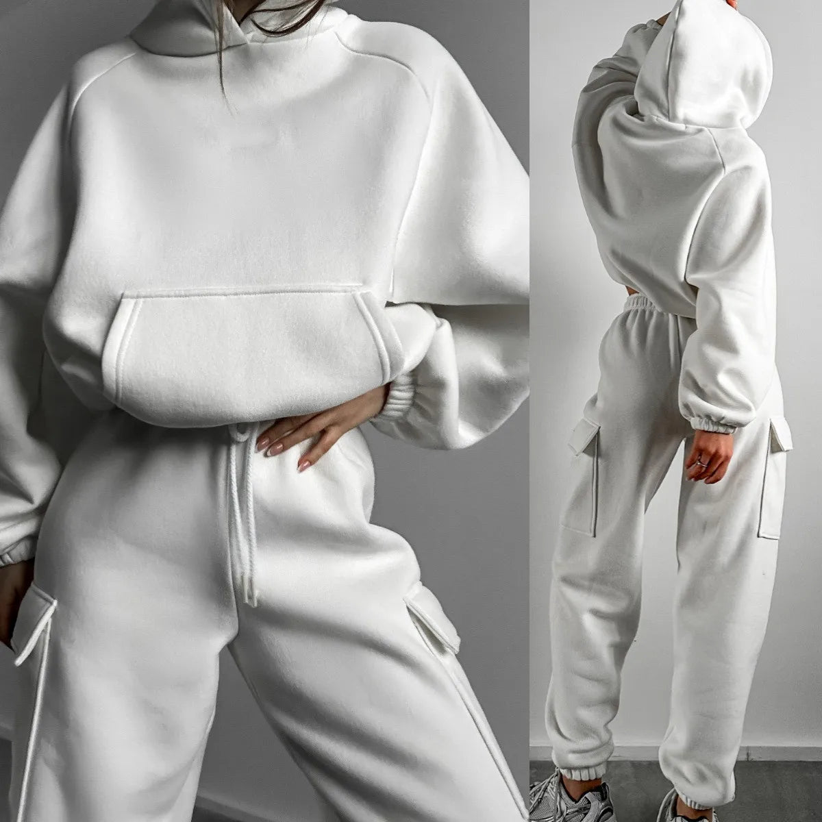 Eprolo women's two-piece hoodie and pants set, casual sweatshirt and trousers outfit, comfortable and stylish for everyday wear.