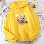 Women's retro cat print sweatshirt by Plush Fashion Hub featuring a cozy crewneck and soft fabric for stylish comfort.