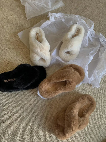 Fashion Plush Slippers - Plush Fashion Hub