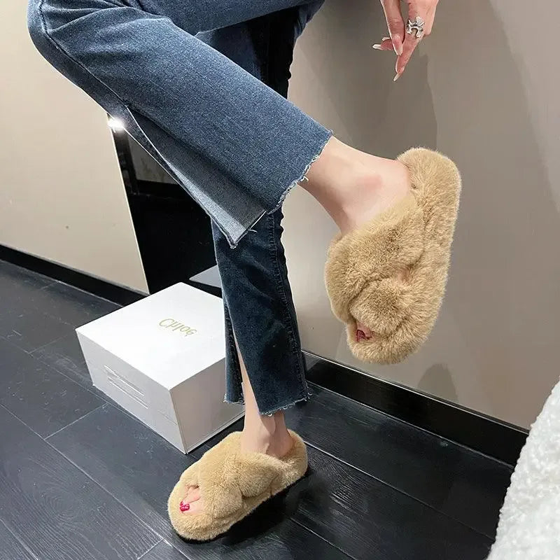 Fashion Plush Slippers - Plush Fashion Hub